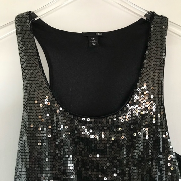 H&M Black Sequined Top - Picture 3 of 5
